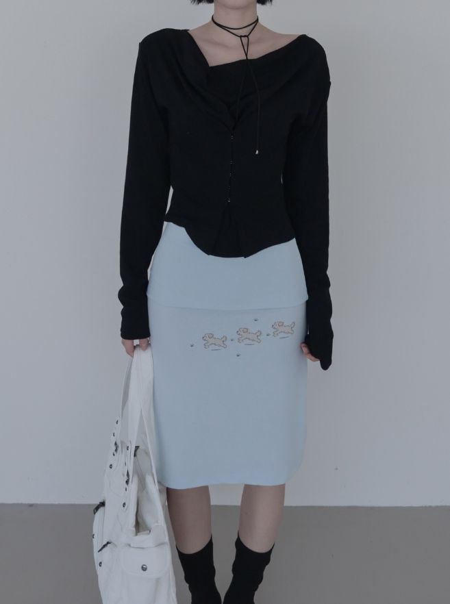 Robe Corset Cowl Off-Tee