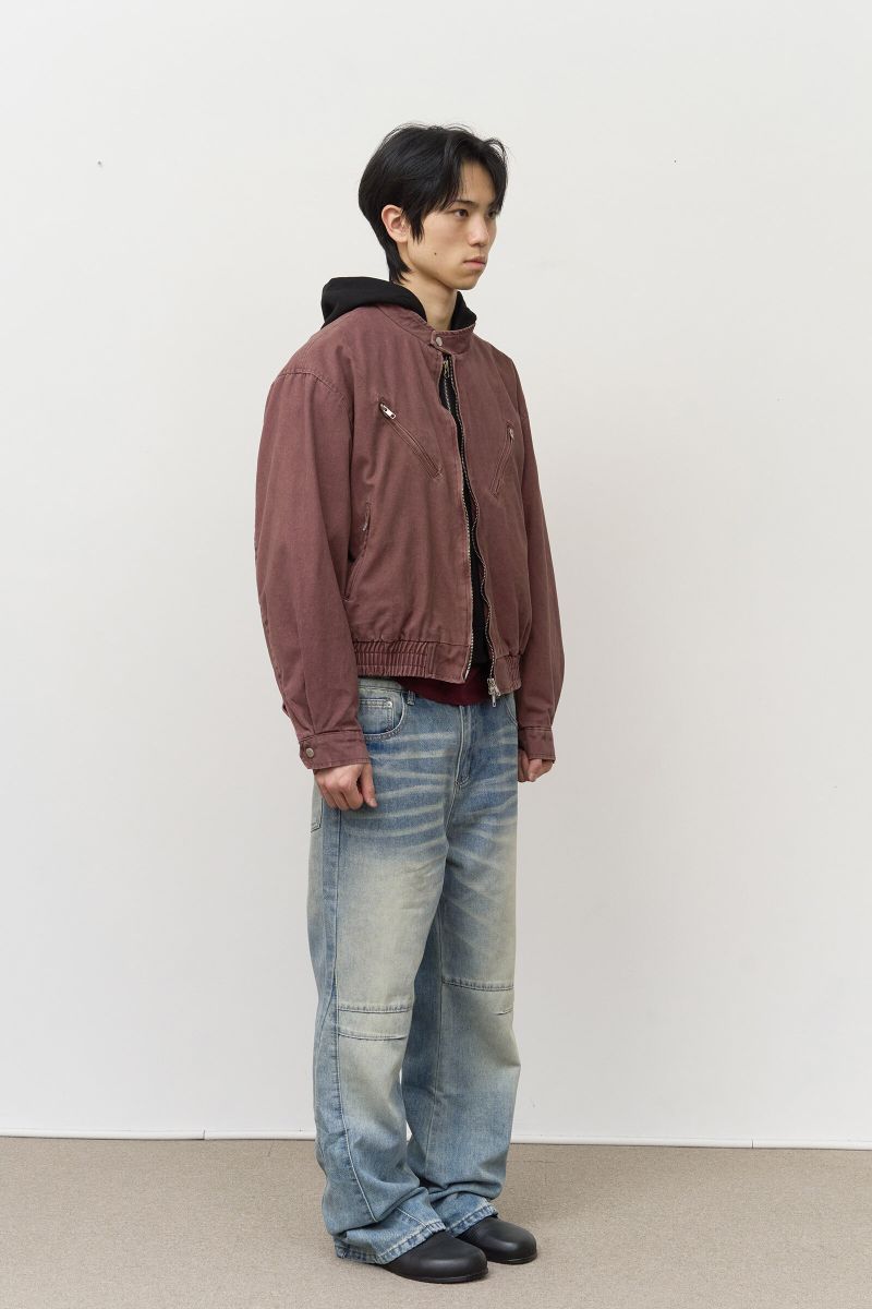 Youth Washed Biker Blouson