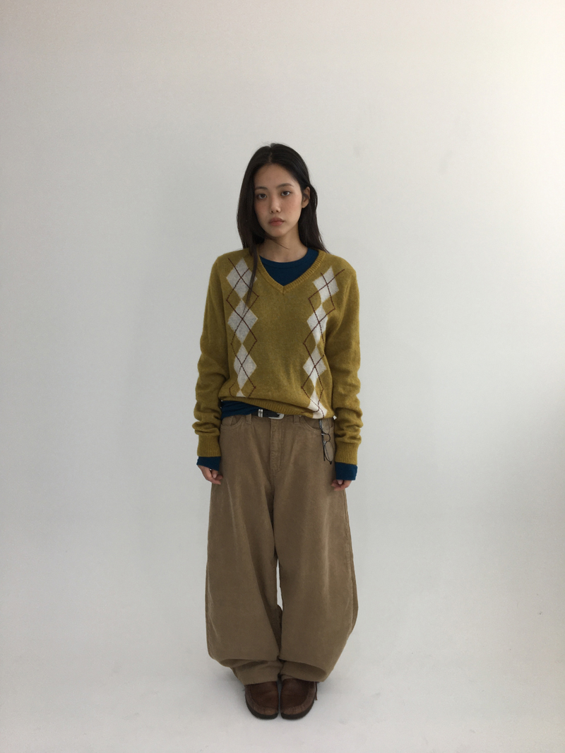 DUGGY(ダギー)の「エフマングモヘアアーガイルニット (4color)(トップス)」