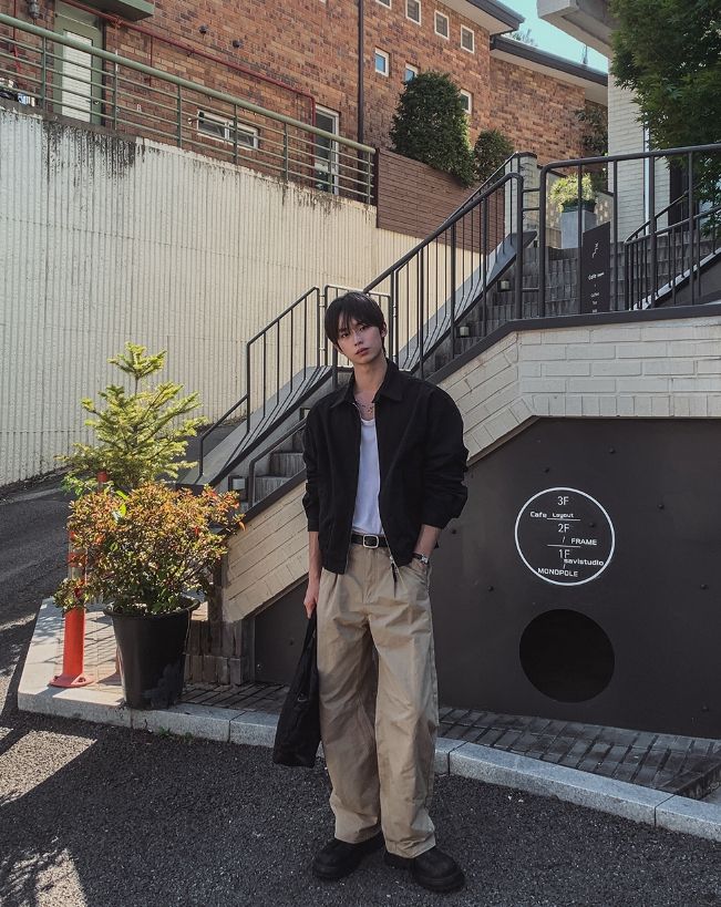 Norton Pintuck Washed Wide Cotton Pants