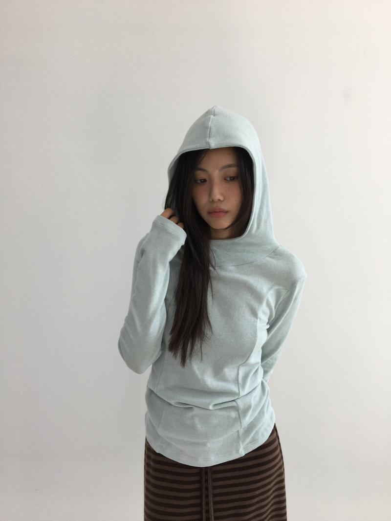 Witty Slim Hooded Long Sleeve (3color)