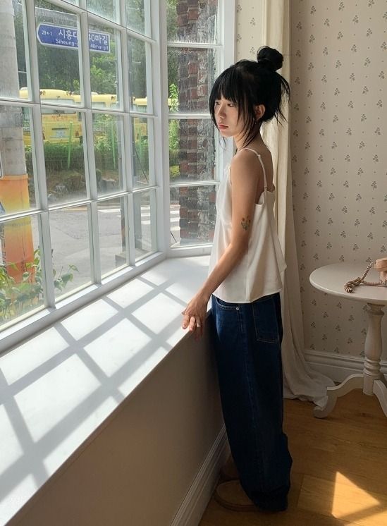 Asagi Lace Bustier Strap Adjust Sleeveless