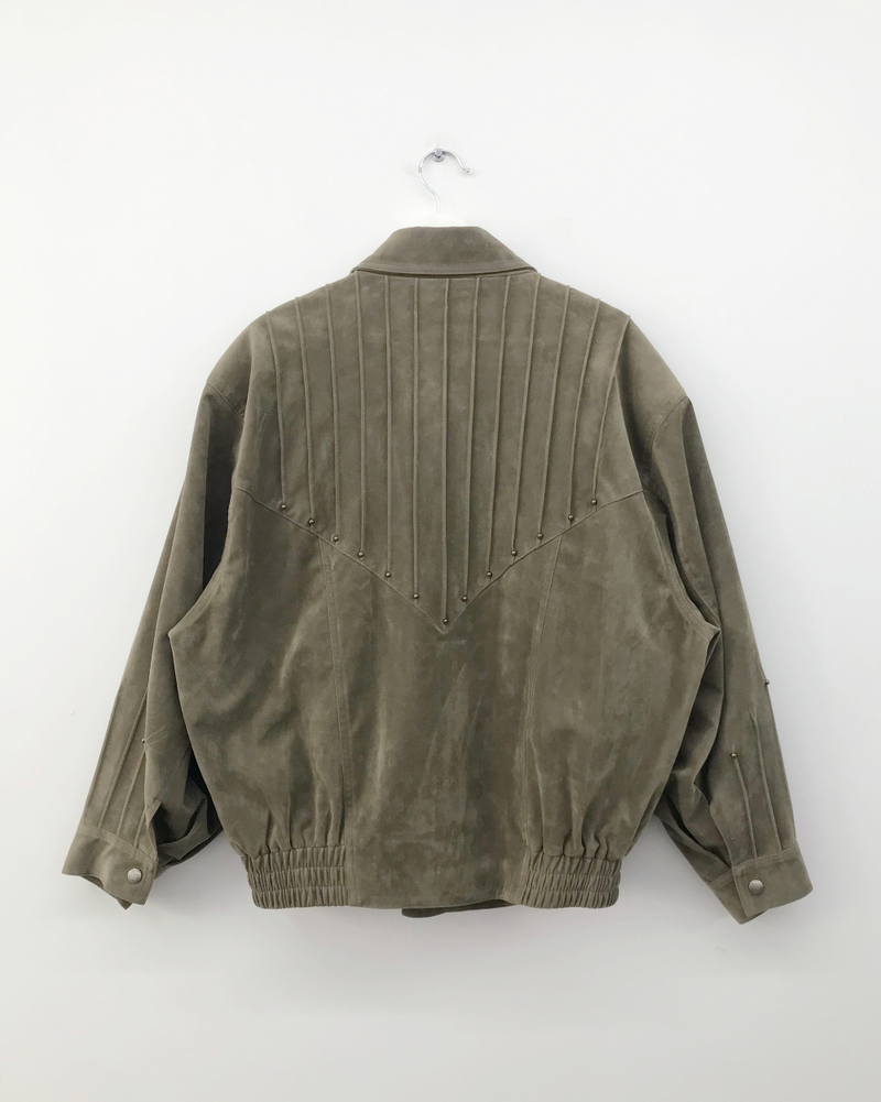 Western Suede Blouson (2color)
