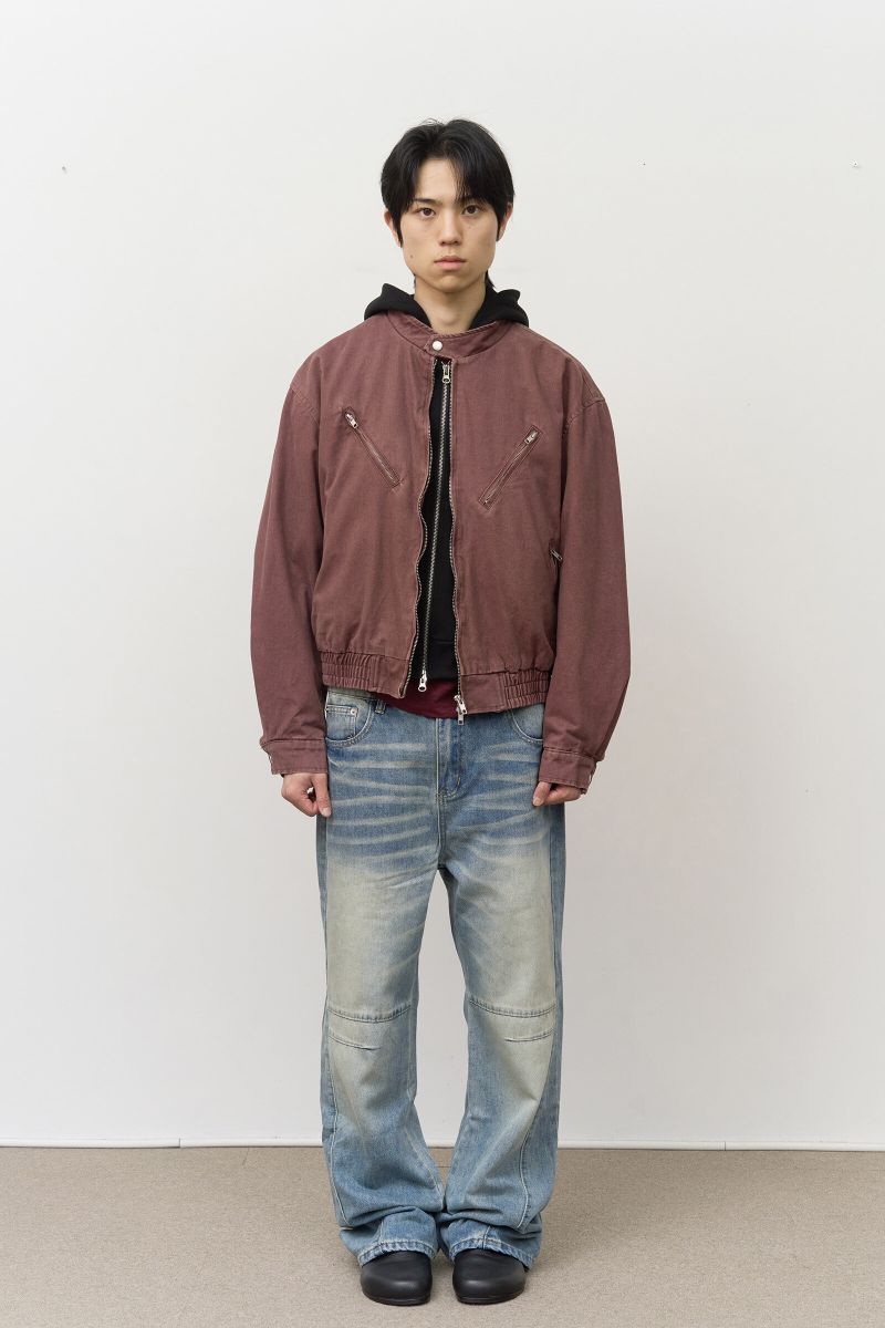 Youth Washed Biker Blouson