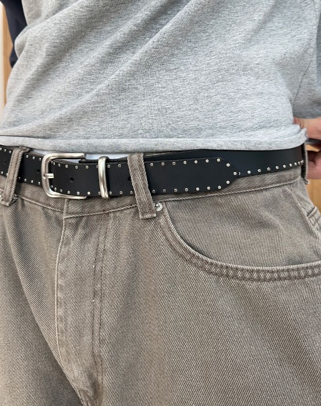 Tove Stud Leather Belt