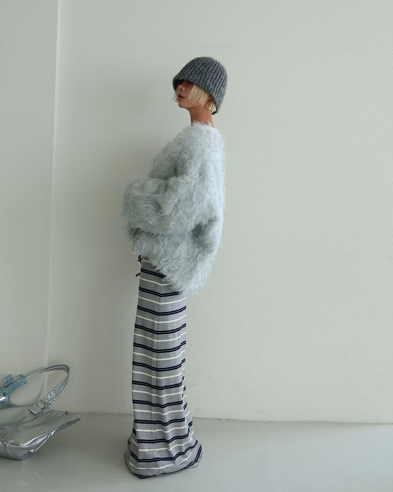 Poodle Sherpa Oversized Fur Cardigan