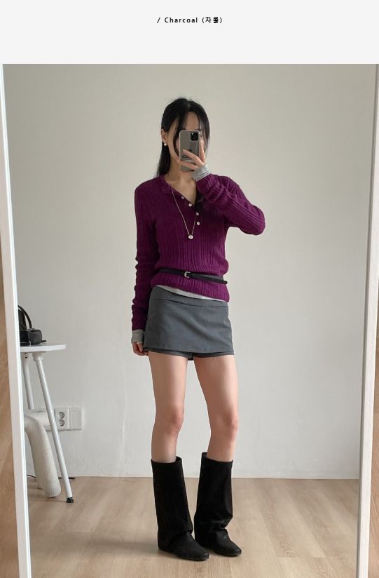 Milo Striped Layered Skirt Pants