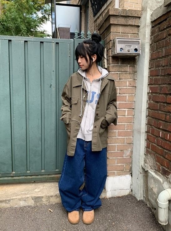 [unisex] Enkiyo Wide Denim Pants