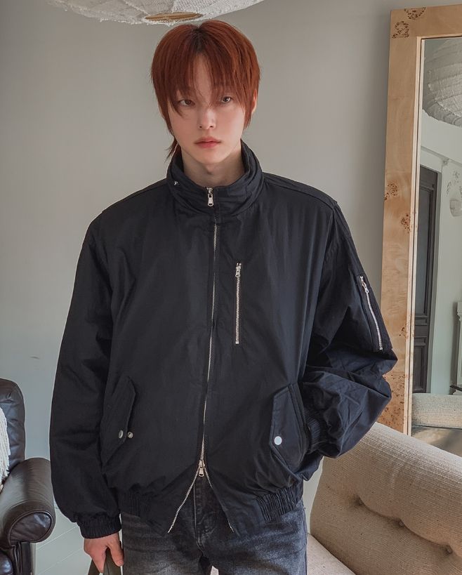 Bern Cotton Crop Zipper Blouson
