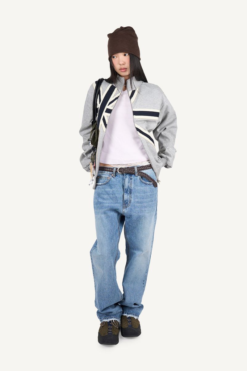 Union Embroidery Cotton Zip-up