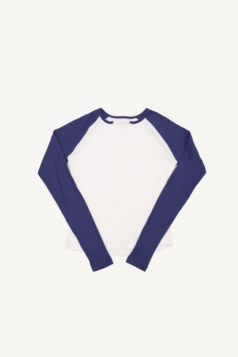 Peach Raglan Slim Long Sleeve
