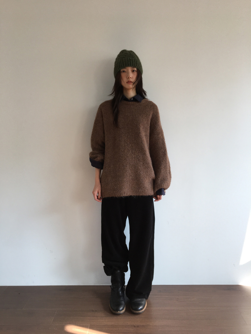 Caramel corduroy pants (3color)