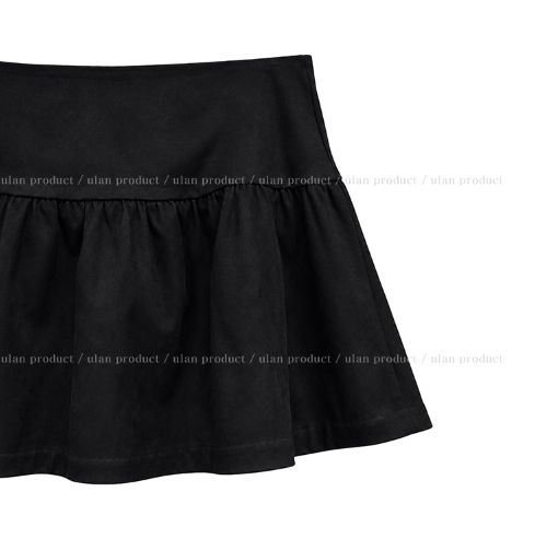 Nico Suede Flare A-line Skirt