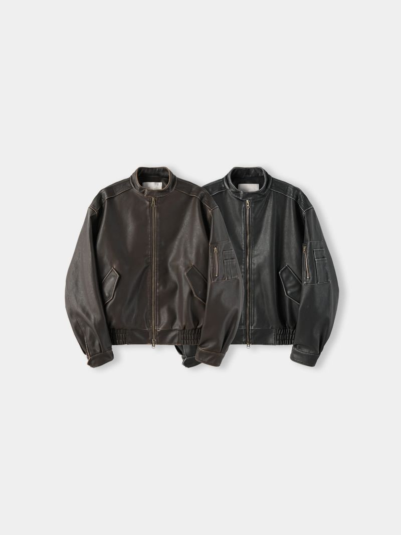マーティ B-2 レザー ジャケット