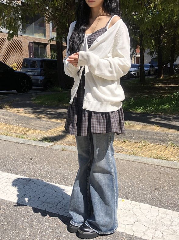 セディン ヴィンテージ ウォッシング デニム ブーツカット パンツ