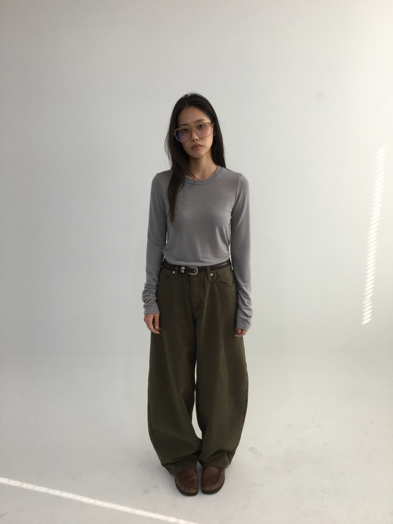 Clim brushed wide pants (3color)