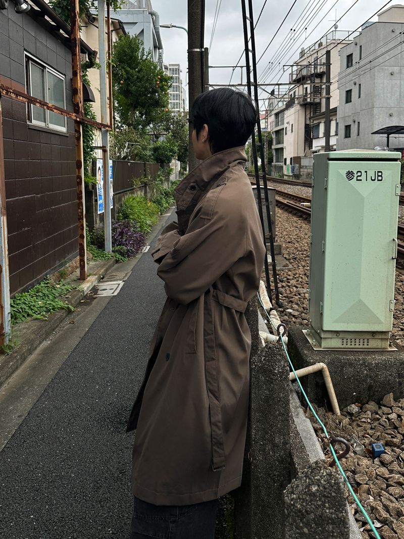 Eden long trench coat