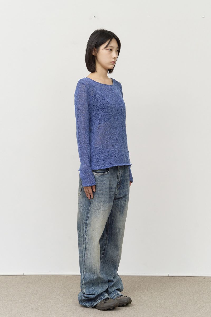 (W) Leaf Knit