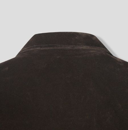 Salton Velvet Suede Zip Crop Blouson