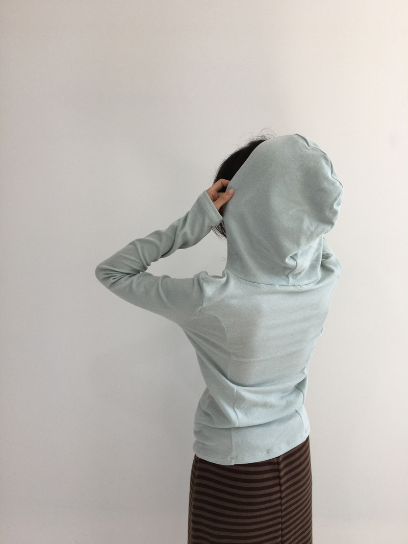 Witty Slim Hooded Long Sleeve (3color)