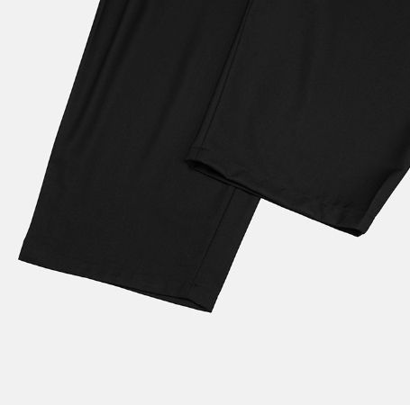 Her Deep V-Tuck Balloon Wide Slacks