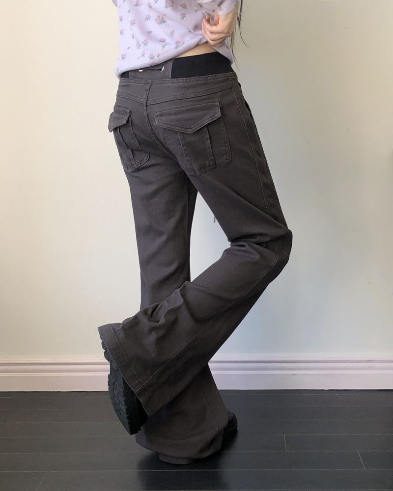 エディング コットン ブーツカット パンツ