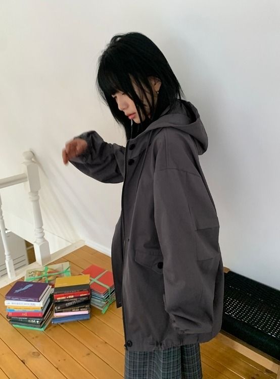 26FW★ [BAONHAUS] Poibin Boxy Hood Field Jacket