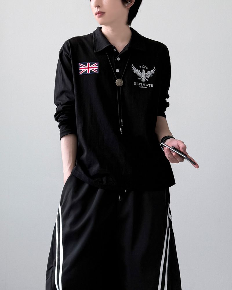 Eagle Stitch Collar T-shirt