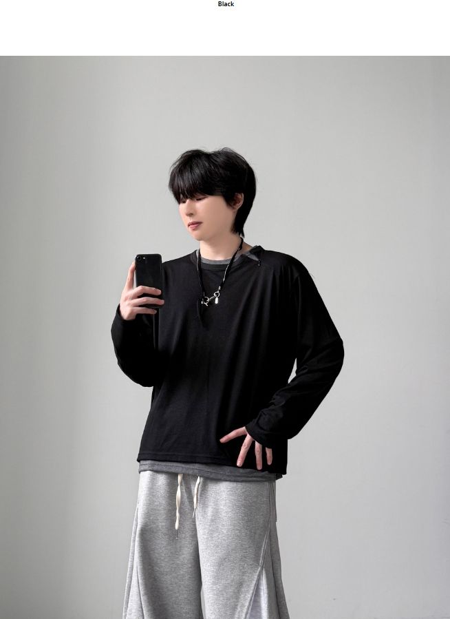 フリーズ レイヤード ロングスリーブ