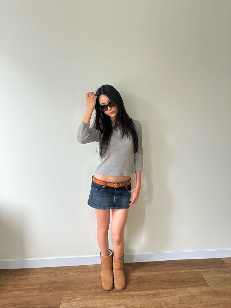 waffle slim tee