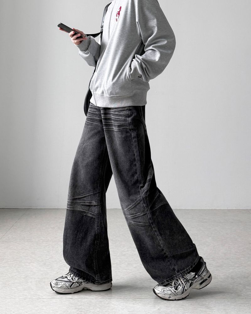 Filine Washing Wide Denim