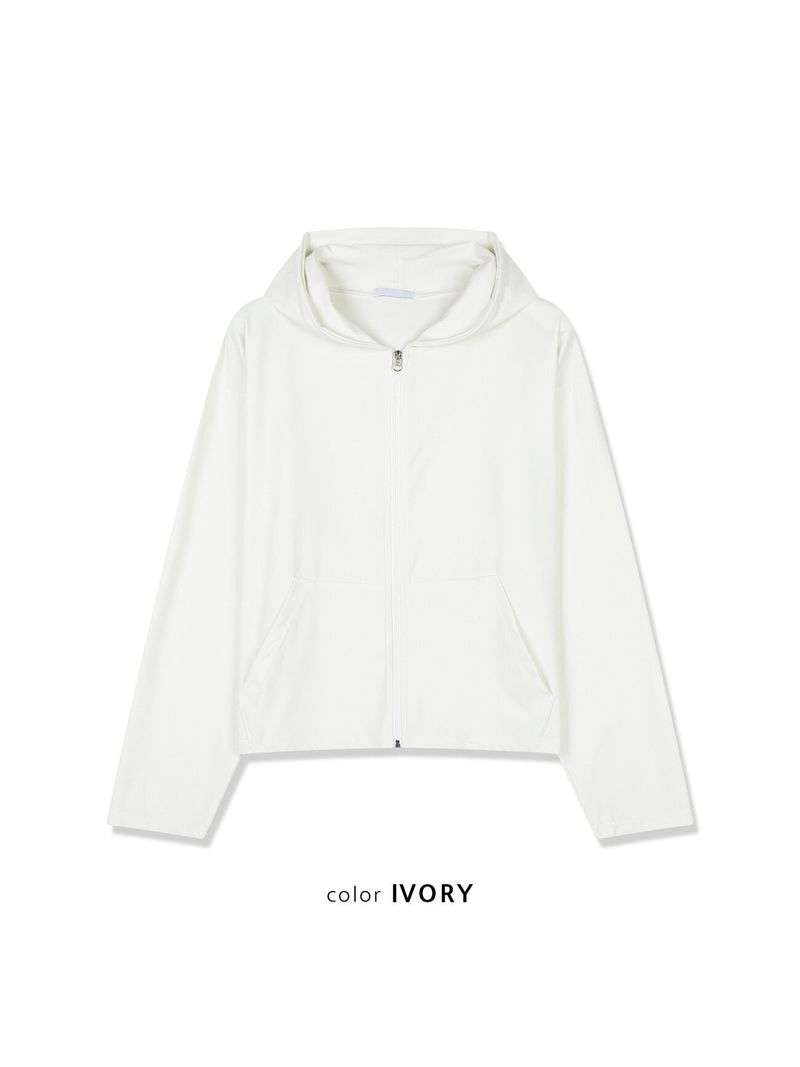 Riso Jersey Zip Hoodie