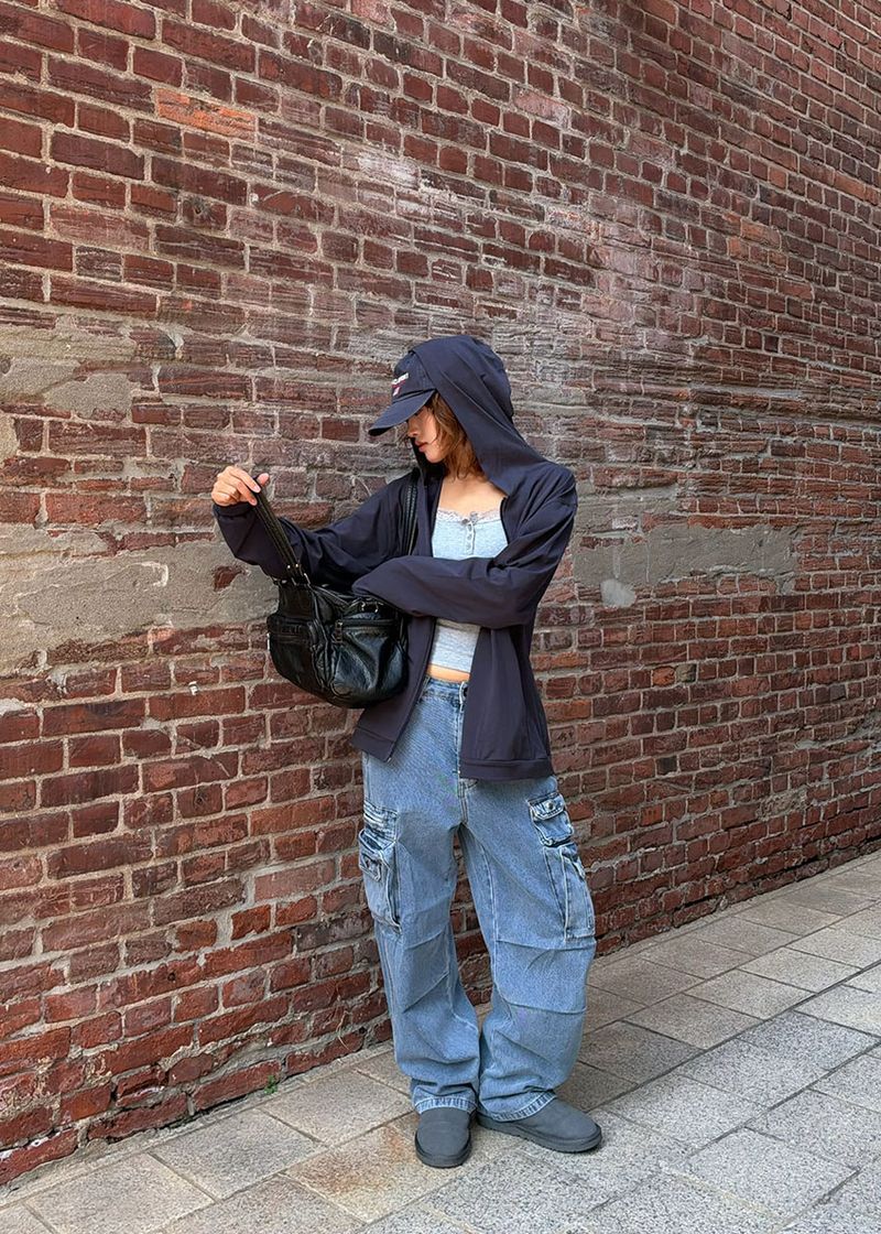 SLEEK HOOD ZIP-UP (3color)