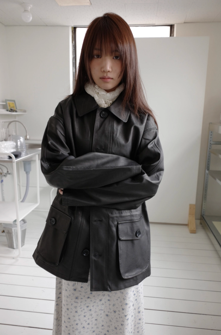 callhag（コールハグ）の「fake leather JK (2c)（Jackets/Outerwear）」