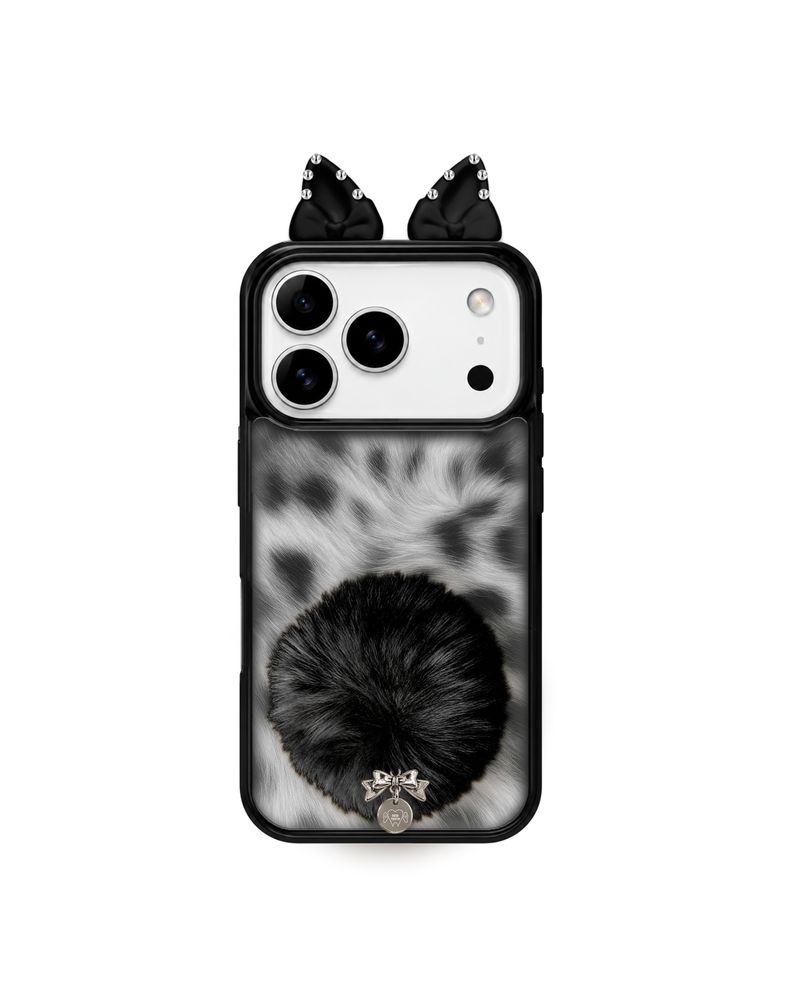 Naughty Kitty Case (Leopard Black)