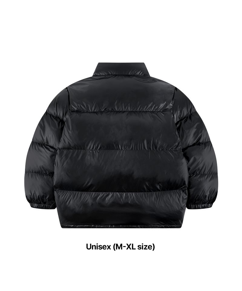 BASIC WARM BALL PADDING JACKET_GLOSSY BLACK