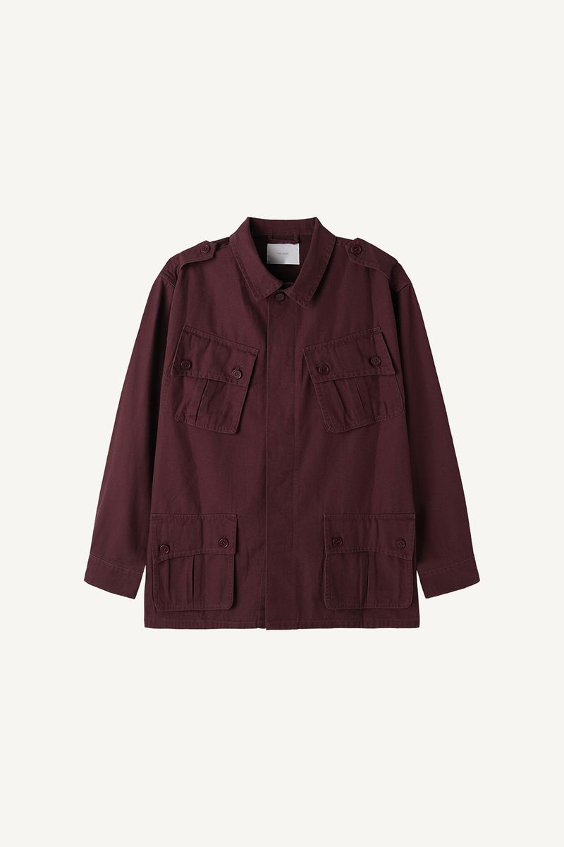 Washed Military Field Jacket
