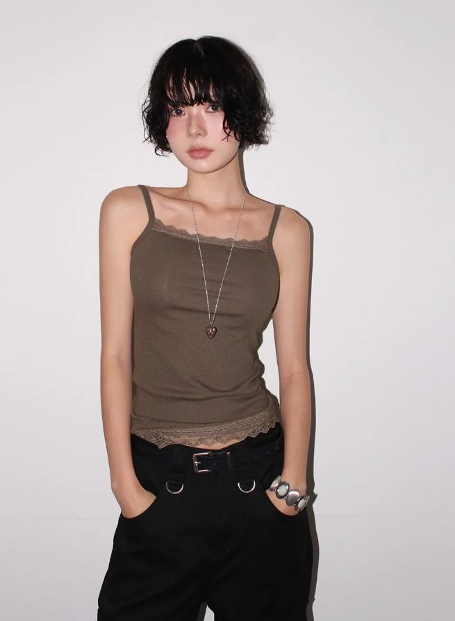 HEART CROSS LONG NECKLACE