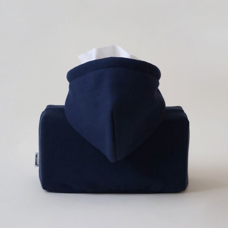 フーディー バディ ティッシュ ケース (Navy) 