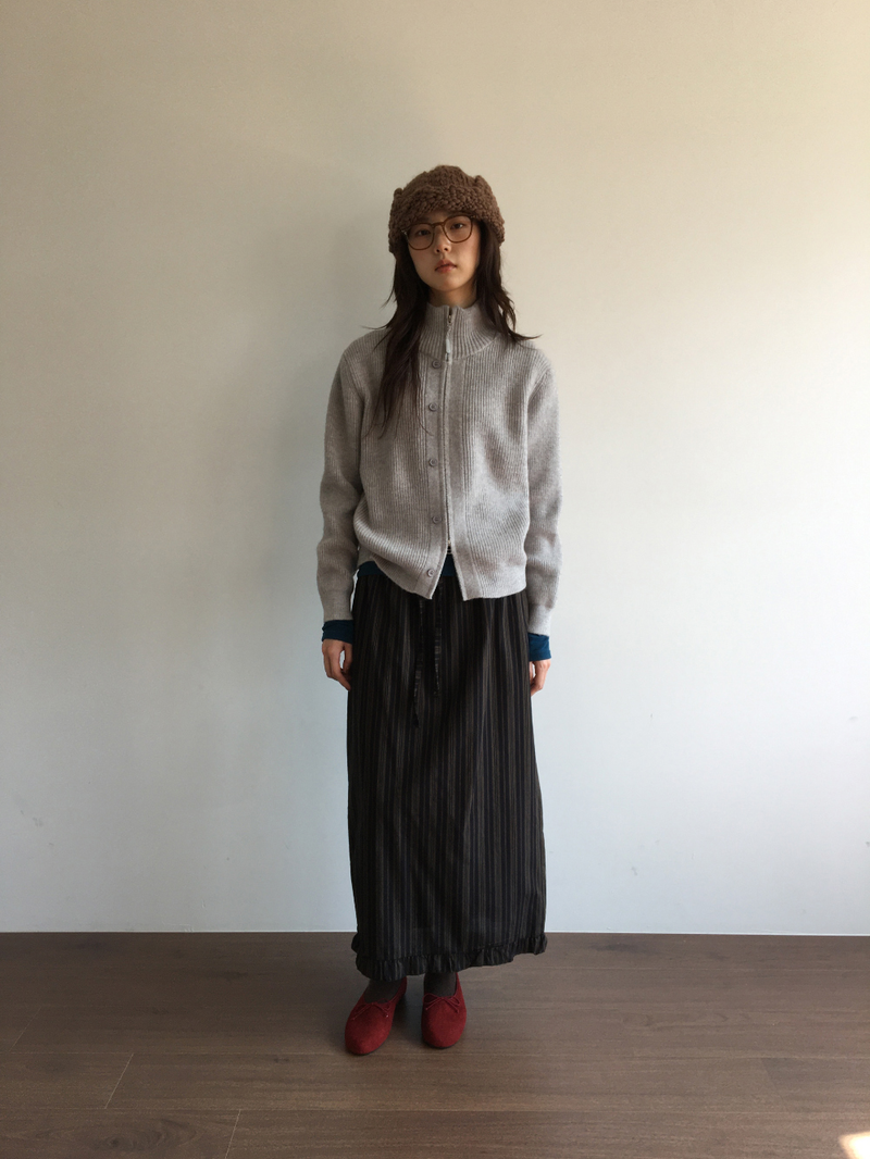 Cher frill long skirt (2color)