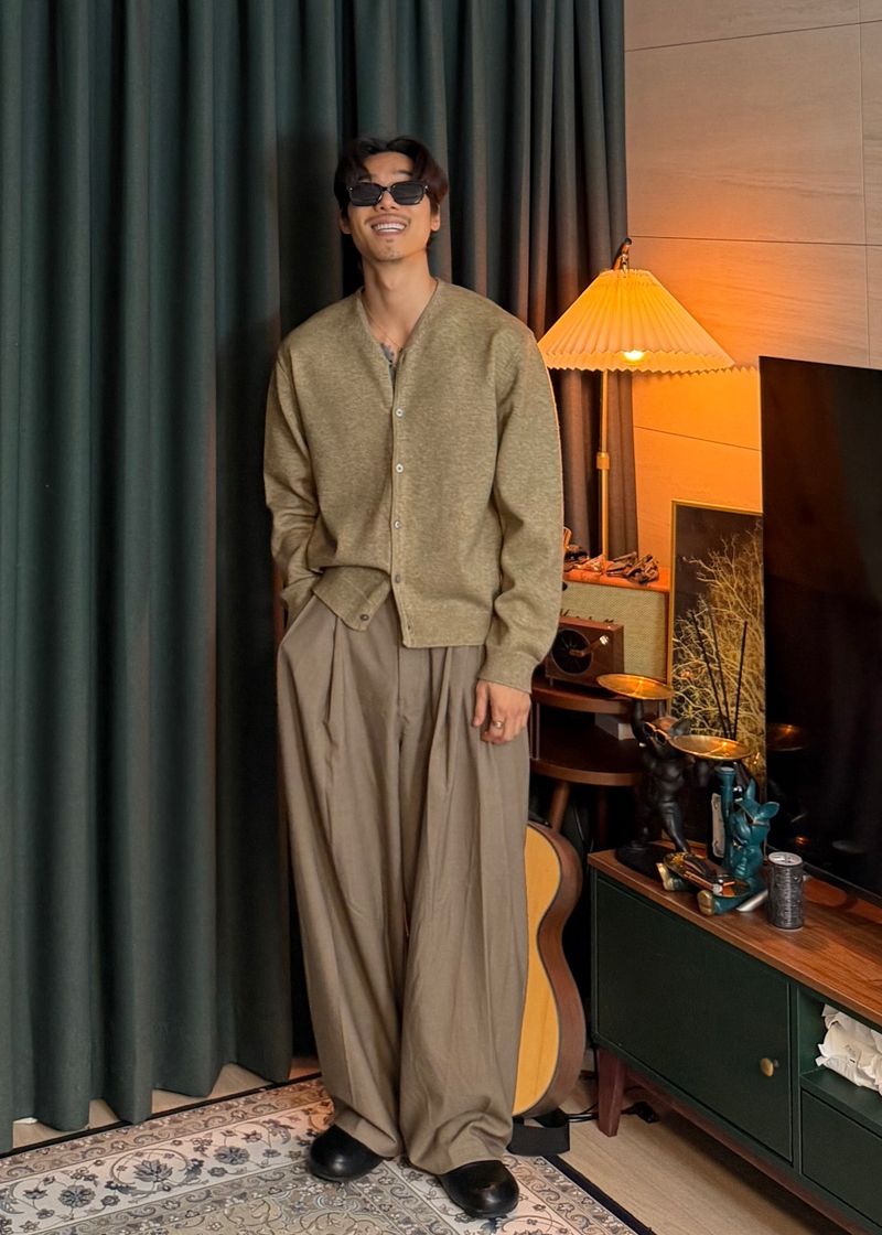 Modal Y-Neck Cardigan 6COLOR