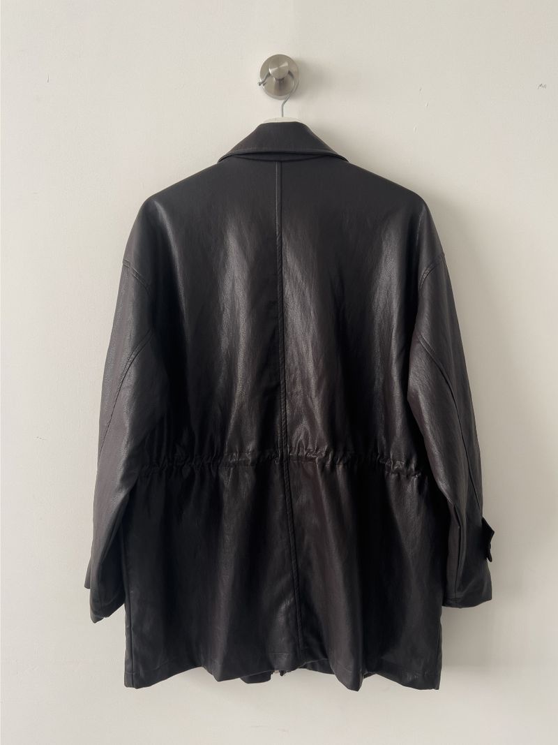 Eleanor Leather Safari Half Jacket