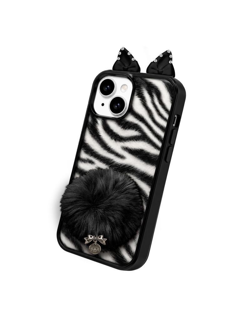 Naughty Kitty Case (Zebra)