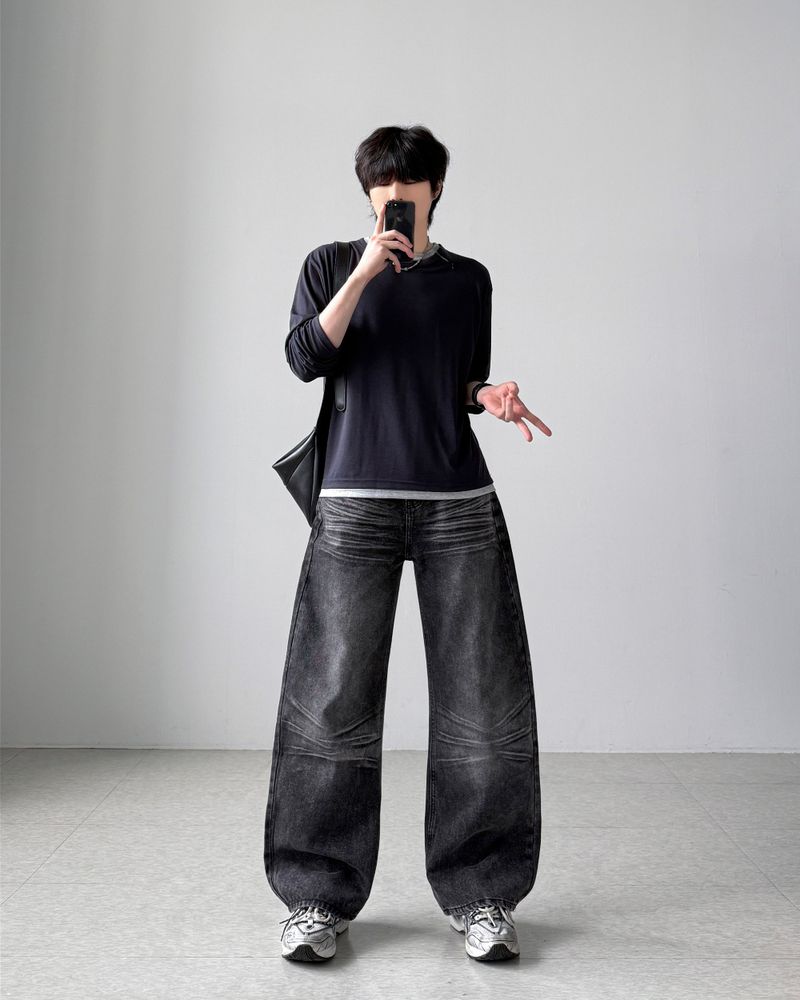 フリーズ レイヤード ロングスリーブ