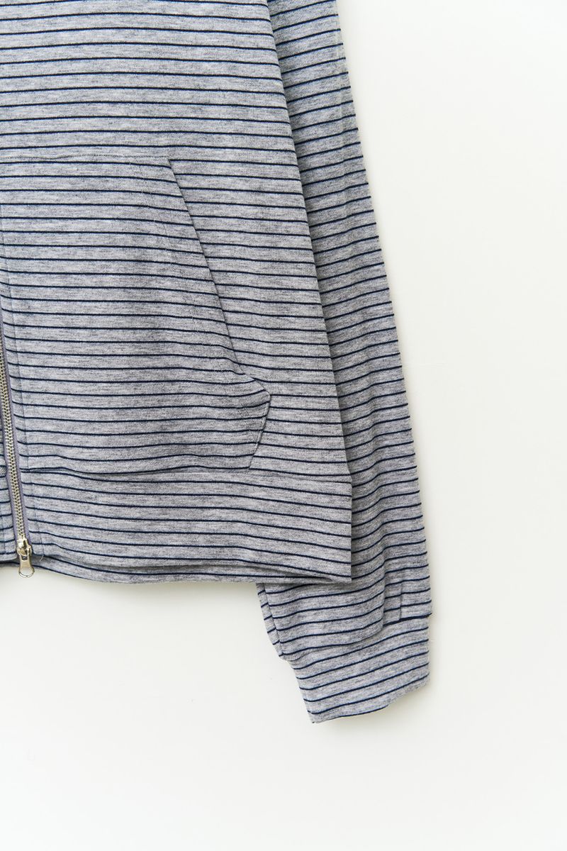 Eha Striped Zip hoodie
