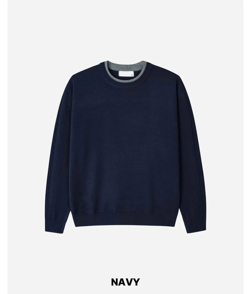 Wheat Layered Cropped Knit