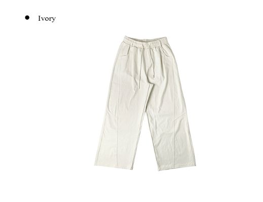 Pju Curved String Wide Banding Pants
