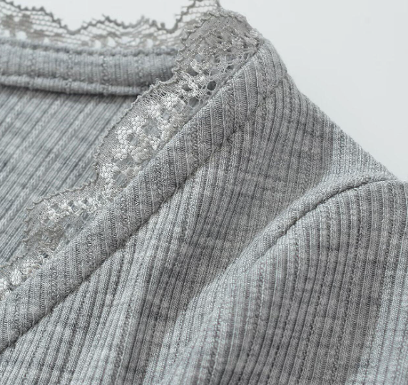 Lace-Layered Ribbon Bolero Set