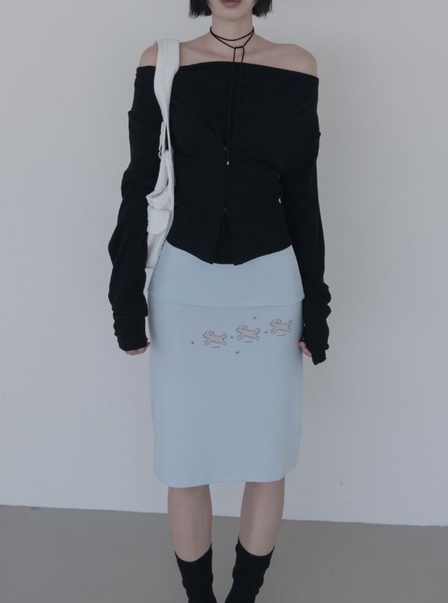 Robe Corset Cowl Off-Tee