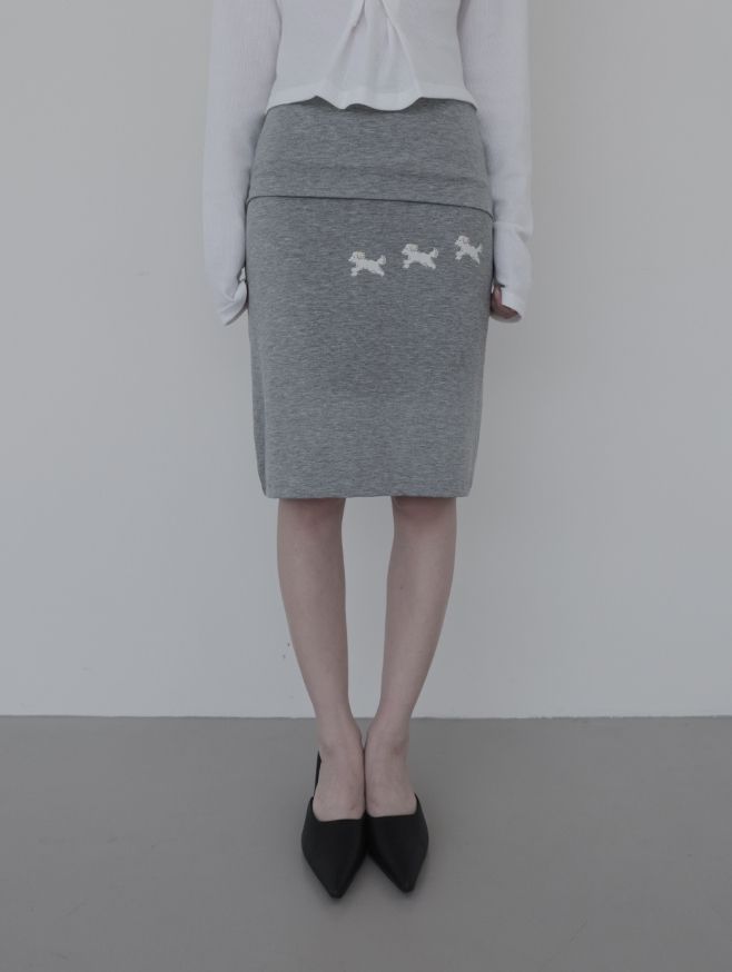 Pouch Midi Skirt